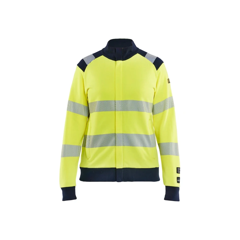Arbeitsjacke Blaklader mit durchgehendem multinorm  Reißverschluss Hochsichtbarkeit flammschutz antistatisch damen 347117623389M