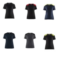 Kurzarm-Arbeits-T-Shirt von Blaklader 100 % Baumwolle frau 347910428699M