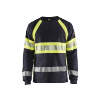 Langarm-Arbeits-T-Shirt Blaklader Hochsichtbarkeit Multinorm Feuerfest Antistatisch 348417618933L