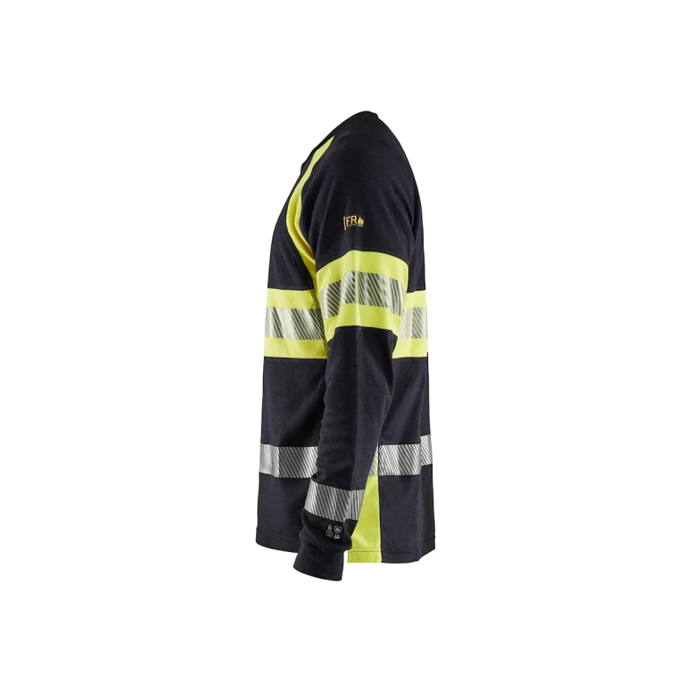 Langarm-Arbeits-T-Shirt Blaklader Hochsichtbarkeit Multinorm Feuerfest Antistatisch 348417618933L