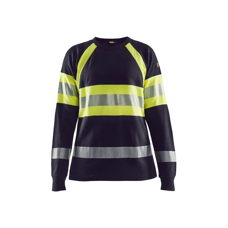 Langarm-Arbeits-T-Shirt Blaklader Hochsichtbarkeit Multinorm Feuerfest Antistatisch damen 349417618933M