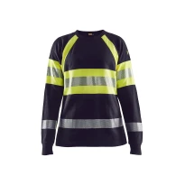 Langarm-Arbeits-T-Shirt Blaklader Hochsichtbarkeit Multinorm Feuerfest Antistatisch damen 349417618933M