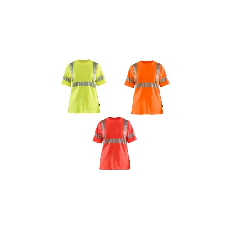 Arbeits-T-Shirt hohe Sichtbarkeit Blaklader Rundhalsausschnitt Kurzarm damen 350225373300M