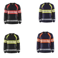 Arbeitsschutz-T-Shirt Blaklader hohe Sichtbarkeit 100% Baumwolle lange Ärmel 351010308833L
