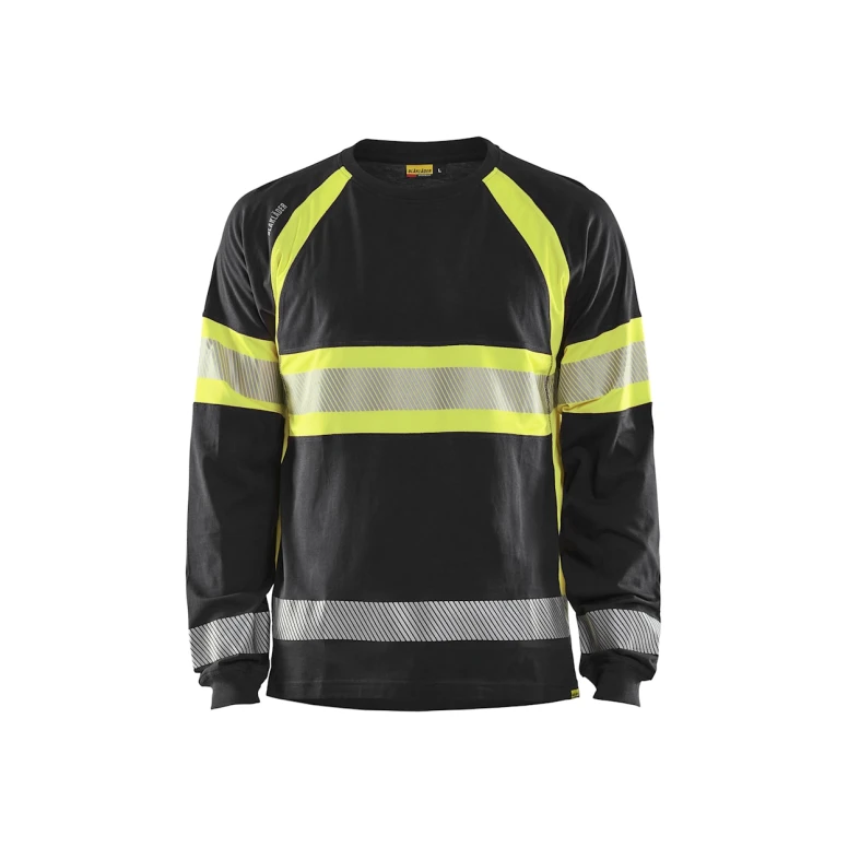 Arbeitsschutz-T-Shirt Blaklader hohe Sichtbarkeit 100% Baumwolle lange Ärmel 351010308833L