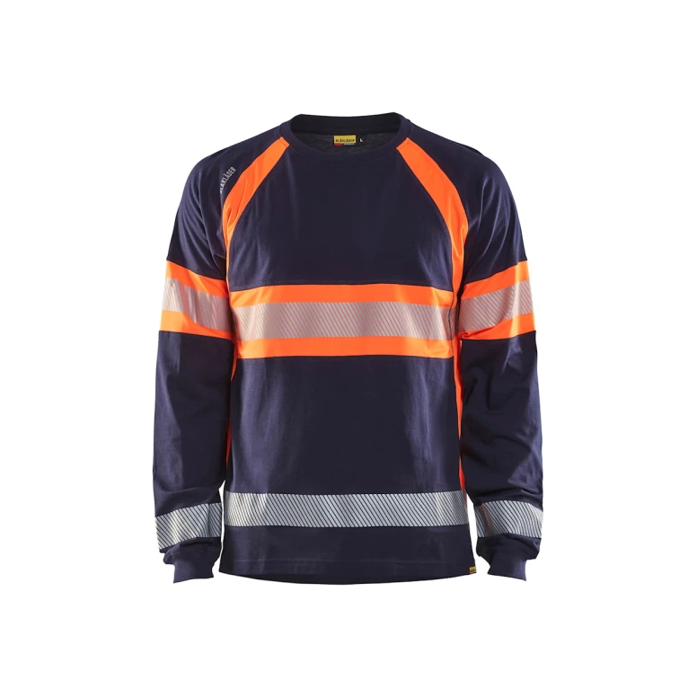 Arbeitsschutz-T-Shirt Blaklader hohe Sichtbarkeit 100% Baumwolle lange Ärmel 351010308833L
