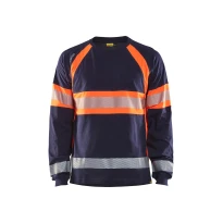 Arbeitsschutz-T-Shirt Blaklader hohe Sichtbarkeit 100% Baumwolle lange Ärmel 351010308833L