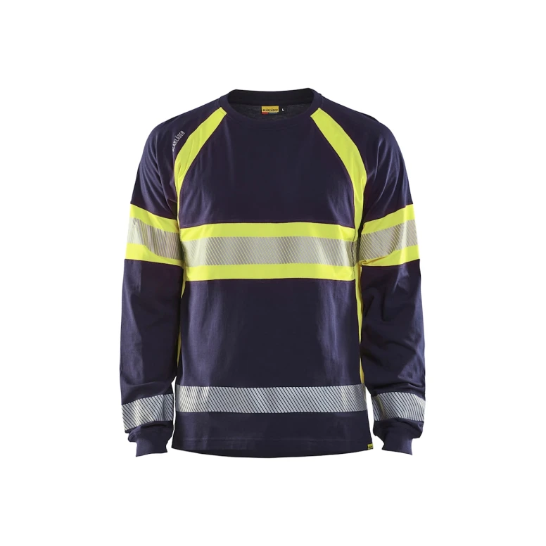 Arbeitsschutz-T-Shirt Blaklader hohe Sichtbarkeit 100% Baumwolle lange Ärmel 351010308833L