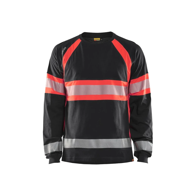 Arbeitsschutz-T-Shirt Blaklader hohe Sichtbarkeit 100% Baumwolle lange Ärmel 351010308833L
