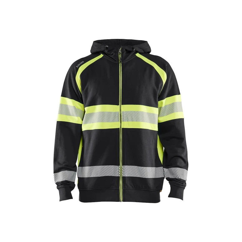 Arbeitsjacke Blaklader hohe Sichtbarkeit 100% Baumwolle Reißverschluss mit kapuze 355211588933L