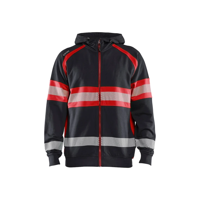 Arbeitsjacke Blaklader hohe Sichtbarkeit 100% Baumwolle Reißverschluss mit kapuze 355211588933L