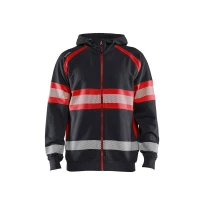 Arbeitsjacke Blaklader hohe Sichtbarkeit 100% Baumwolle Reißverschluss mit kapuze 355211588933L