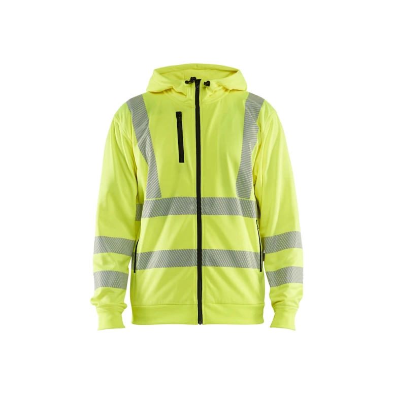 Arbeits-Sweatshirt mit durchgehendem Blaklader Reißverschluss und Kapuze hohe Sichtbarkeit 356525383300L