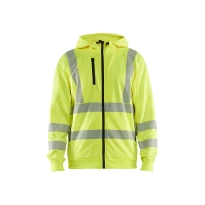 Arbeits-Sweatshirt mit durchgehendem Blaklader Reißverschluss und Kapuze hohe Sichtbarkeit 356525383300L