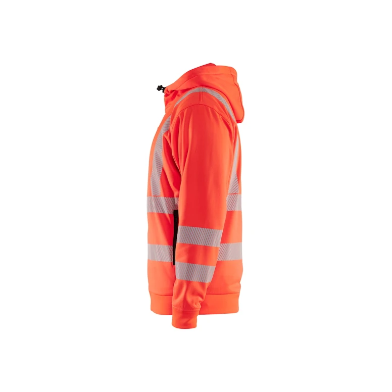 Arbeits-Sweatshirt mit durchgehendem Blaklader Reißverschluss und Kapuze hohe Sichtbarkeit 356525383300L
