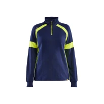 Arbeitsjacke Blaklader 100% Baumwolle mit halbem Reißverschluss für Damen 356611588933M