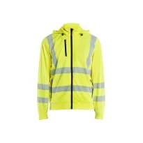 Arbeits-Sweatshirt mit durchgehendem Blaklader Reißverschluss und Kapuze hohe Sichtbarkeit 357325383300L