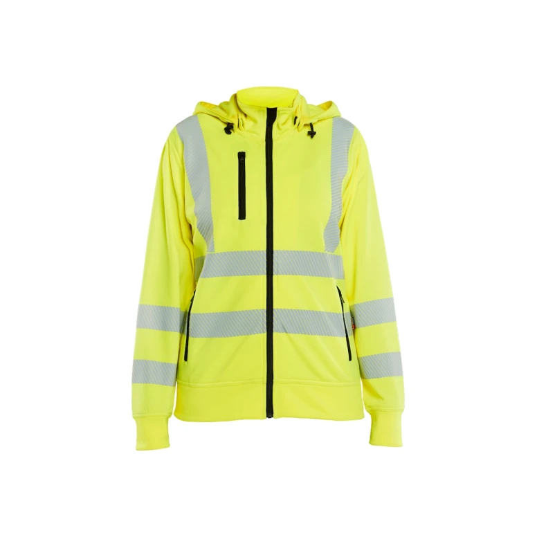 Arbeits-Sweatshirt mit durchgehendem Blaklader Reißverschluss und Kapuze hohe Sichtbarkeit damen 357425383300M