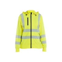 Arbeits-Sweatshirt mit durchgehendem Blaklader Reißverschluss und Kapuze hohe Sichtbarkeit damen 357425383300M