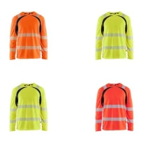 Arbeitsshirt Blaklader hohe Sichtbarkeit UV-Schutz Kurzarm 359910133389L