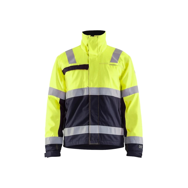 Arbeitsjacke Flammhemmend Hohe Sichtbarkeit Mehrtaschen Antistatisch Winterjacke Multinorm Inhärent Blaklader 4069151433894L