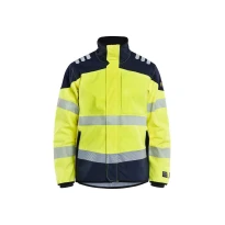 Sicherheitsarbeitsjacke Hochsichtbarkeit Multitaschen Metallfrei Softshell Multinorm Blaklader 494815603389L