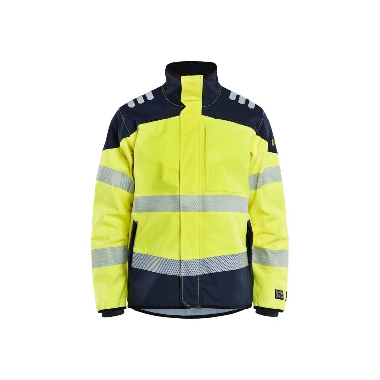 Sicherheitsarbeitsjacke Hochsichtbarkeit Multitaschen Metallfrei Softshell Multinorm Blaklader 494815603389L