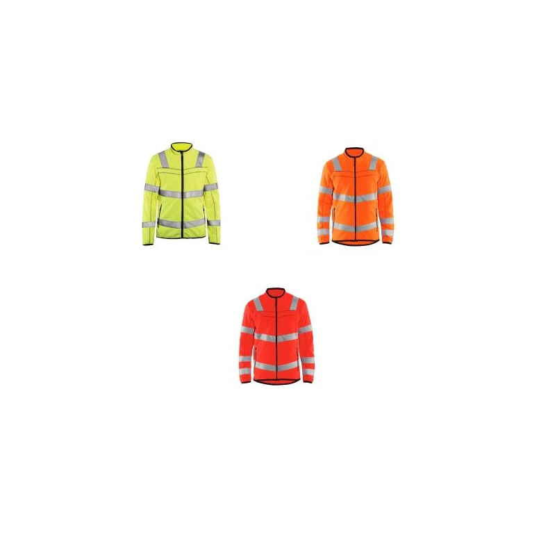 Arbeitsjacke Blaklader hohe Sichtbarkeit Reißverschluss ganz Mikrofleece 494110103300L