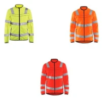 Arbeitsjacke Blaklader hohe Sichtbarkeit Reißverschluss ganz Mikrofleece 494110103300L