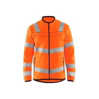 Arbeitsjacke Blaklader hohe Sichtbarkeit Reißverschluss ganz Mikrofleece 494110103300L