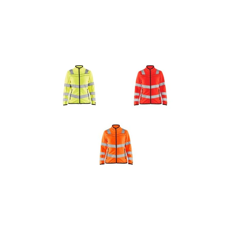 Arbeitsjacke hohe Sichtbarkeit Blaklader durchgehender Reißverschluss Mikrofleece für Damen 496610103300M