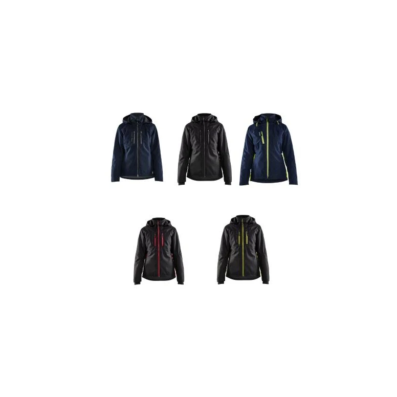 Arbeitsjacke wasserdicht mit vielen Taschen Blaklader Kapuze Damen 497219778633M