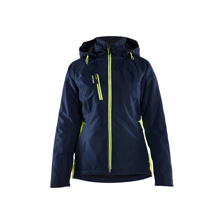 Arbeitsjacke wasserdicht mit vielen Taschen Blaklader Kapuze Damen 497219778633M