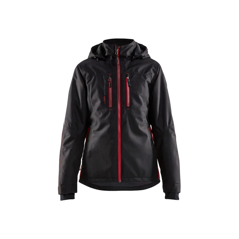 Arbeitsjacke wasserdicht mit vielen Taschen Blaklader Kapuze Damen 497219778633M
