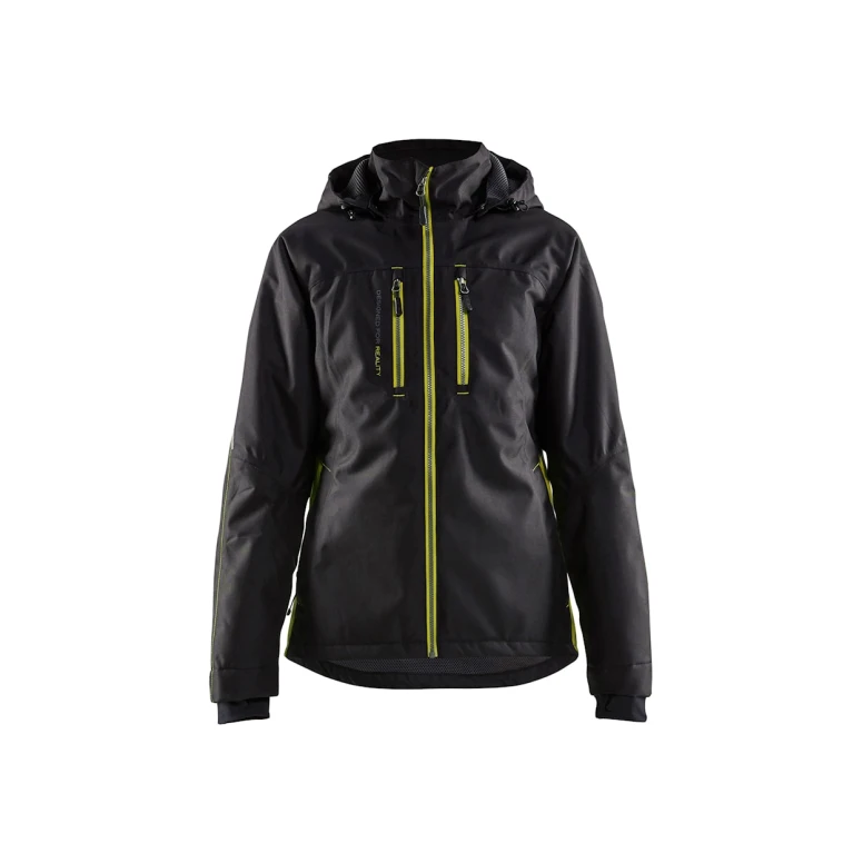 Arbeitsjacke wasserdicht mit vielen Taschen Blaklader Kapuze Damen 497219778633M
