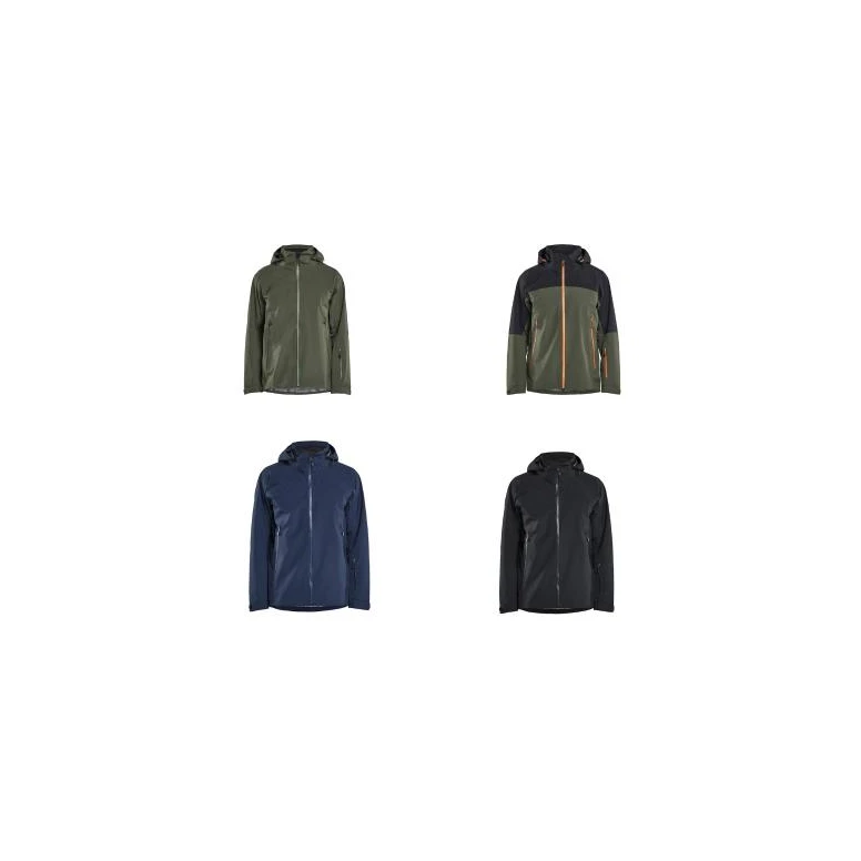 Arbeits-Shelljacke Striker mit vielen Taschen Blaklader Stretch mit Kapuze wasserdicht 498019164209L