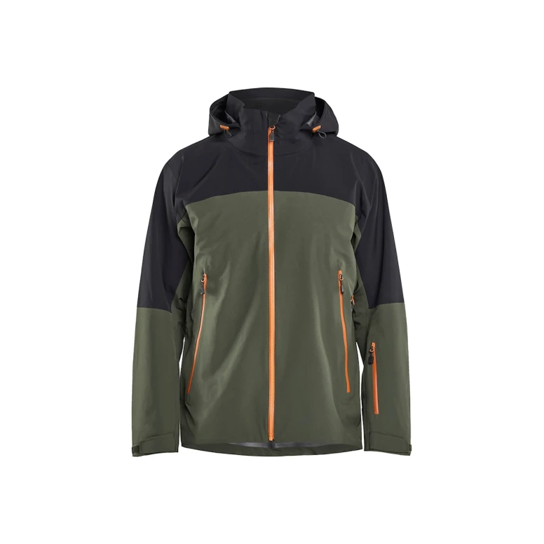 Arbeits-Shelljacke Striker mit vielen Taschen Blaklader Stretch mit Kapuze wasserdicht 498019164209L