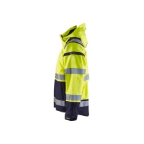 Arbeits-Shelljacke mit vielen Taschen Blaklader hohe Sichtbarkeit Stretch mit Kapuze wasserdicht 498719873389L
