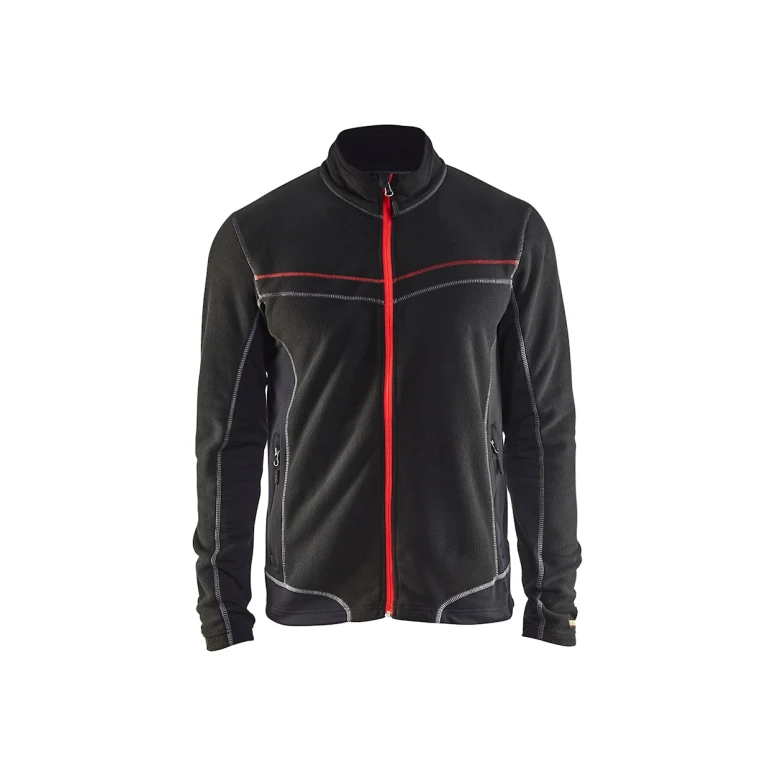 Arbeitsfleece Blaklader durchgehender Reißverschluss Mikrofleece Stretch 499710101094L