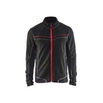 Arbeitsfleece Blaklader durchgehender Reißverschluss Mikrofleece Stretch 499710101094L
