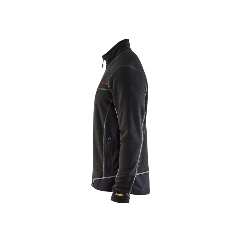 Arbeitsfleece Blaklader durchgehender Reißverschluss Mikrofleece Stretch 499710101094L