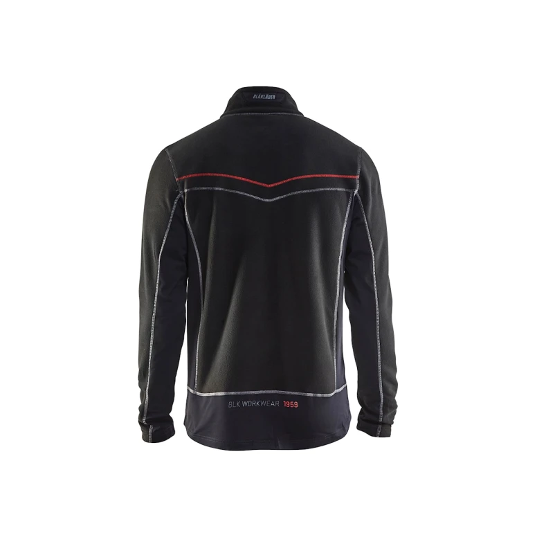 Arbeitsfleece Blaklader durchgehender Reißverschluss Mikrofleece Stretch 499710101094L