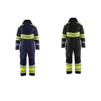 Arbeitsanzug mit vielen Taschen hohe Sichtbarkeit Blaklader wasserdicht mit Kapuze 672019778933L