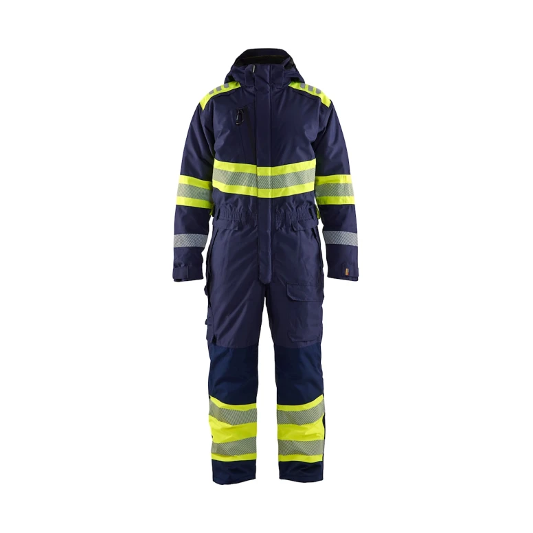 Arbeitsanzug mit vielen Taschen hohe Sichtbarkeit Blaklader wasserdicht mit Kapuze 672019778933L