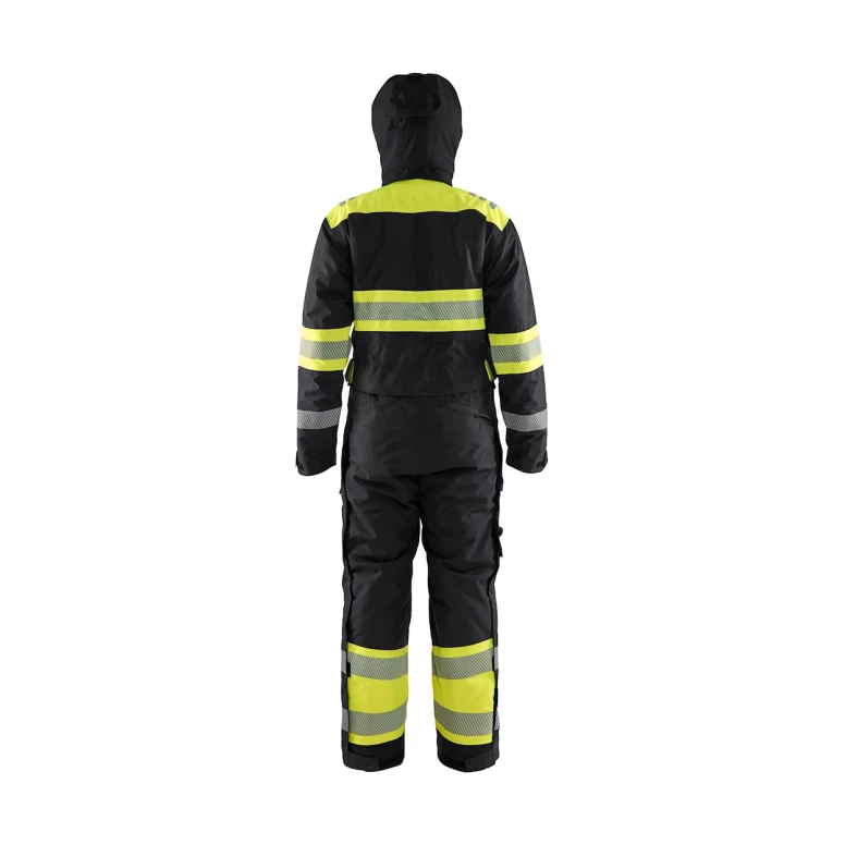 Arbeitsanzug mit vielen Taschen hohe Sichtbarkeit Blaklader wasserdicht mit Kapuze 672019778933L
