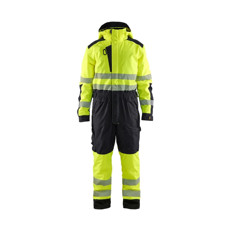 Arbeitsanzug mit vielen Taschen hohe Sichtbarkeit Blaklader wasserdicht mit Kapuze 672519773389L