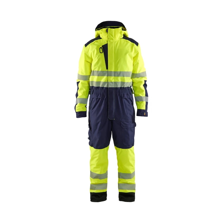Arbeitsanzug mit vielen Taschen hohe Sichtbarkeit Blaklader wasserdicht mit Kapuze 672519773389L