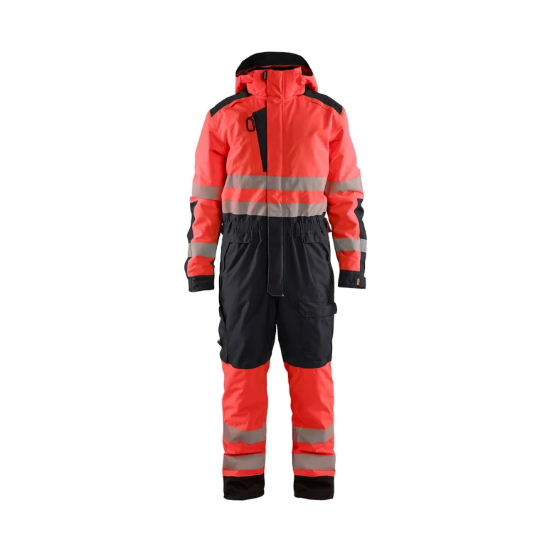 Arbeitsanzug mit vielen Taschen hohe Sichtbarkeit Blaklader wasserdicht mit Kapuze 672519773389L