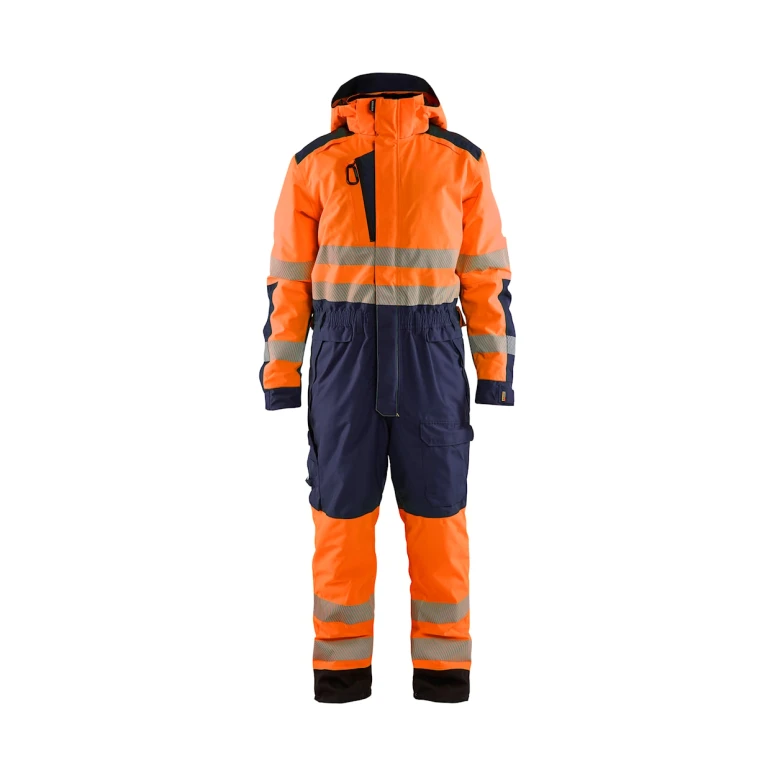 Arbeitsanzug mit vielen Taschen hohe Sichtbarkeit Blaklader wasserdicht mit Kapuze 672519773389L