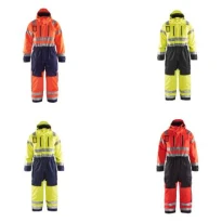 Arbeitsanzug mit vielen Taschen hohe Sichtbarkeit Blaklader wasserdicht mit Kapuze 676319773389C50